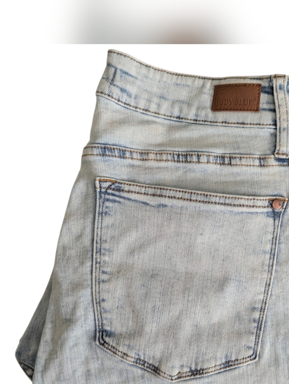 Judy Blue Slim Fit Blue Jeans 14W Acid Light Wash High Rise JB88241 Stretch.